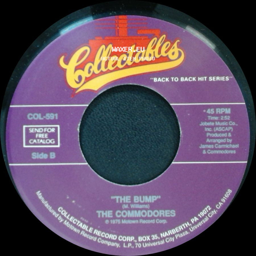 The Commodores - Slippery When Wet / The Bump side B