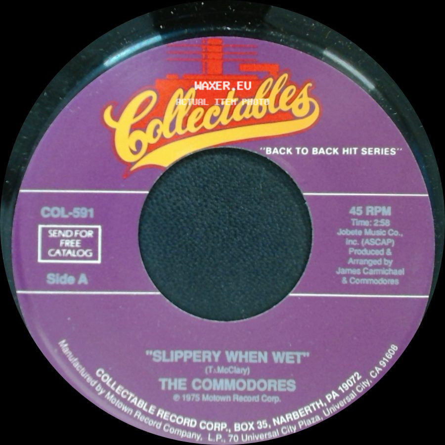 The Commodores - Slippery When Wet / The Bump side A