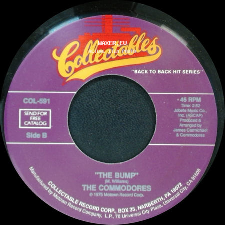 The Commodores - Slippery When Wet / The Bump side B