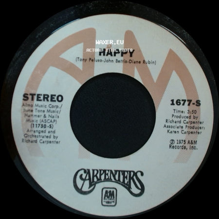 Carpenters - Only Yesterday / Happy side B