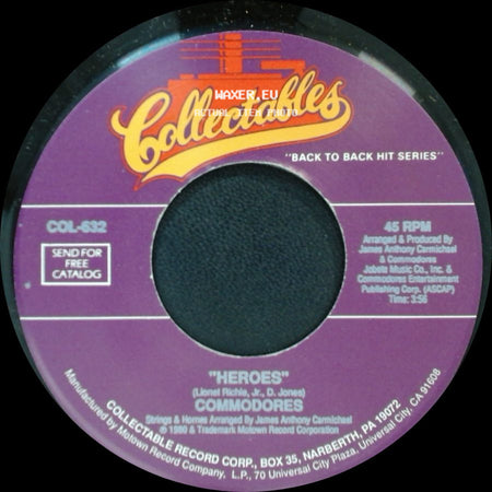 Commodores - Heroes / Old-Fashion Love side A