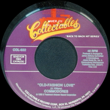 Commodores - Heroes / Old-Fashion Love side B