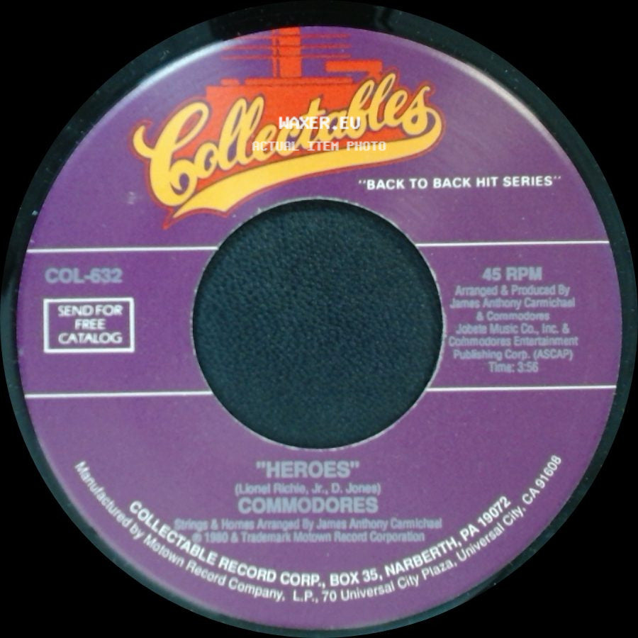 Commodores - Heroes / Old-Fashion Love side A