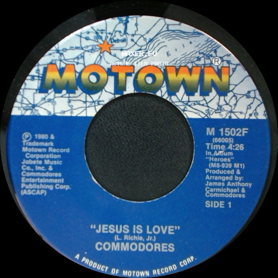 Commodores - Jesus Is Love / Mighty Spirit side A