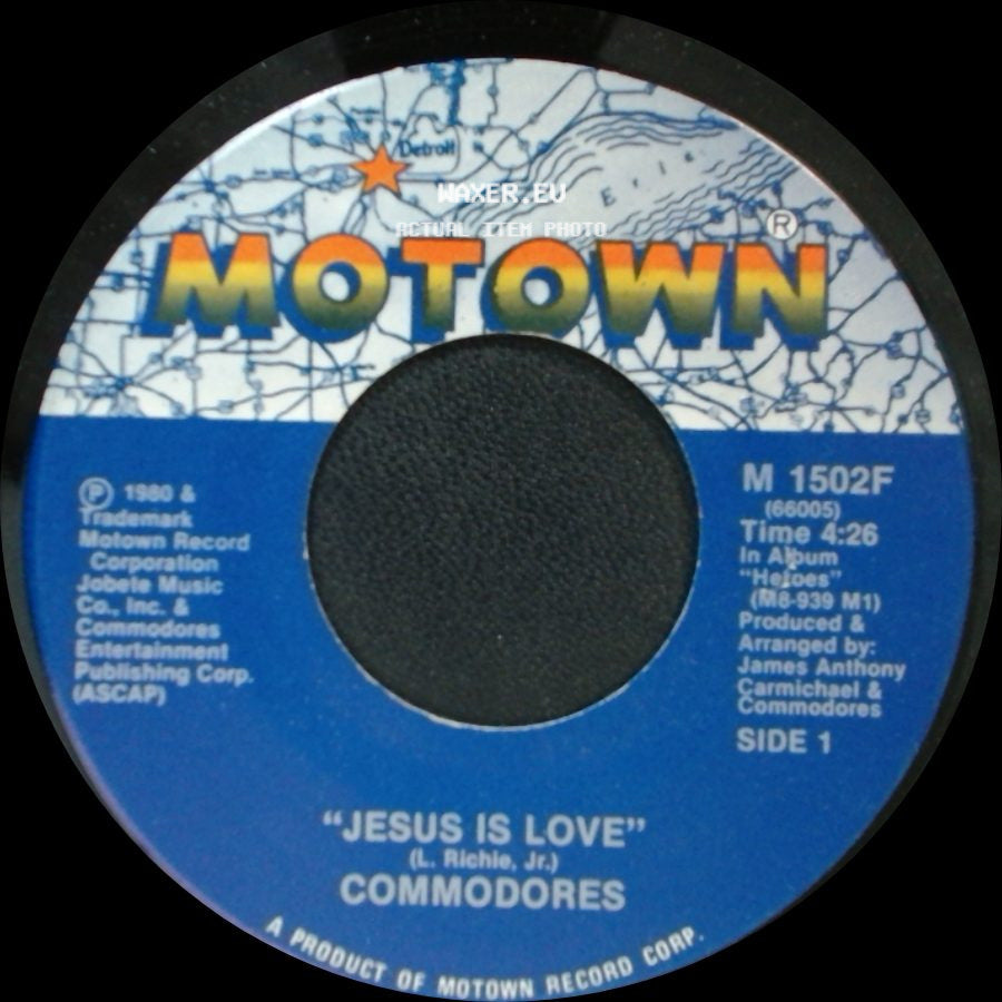 Commodores - Jesus Is Love / Mighty Spirit side A