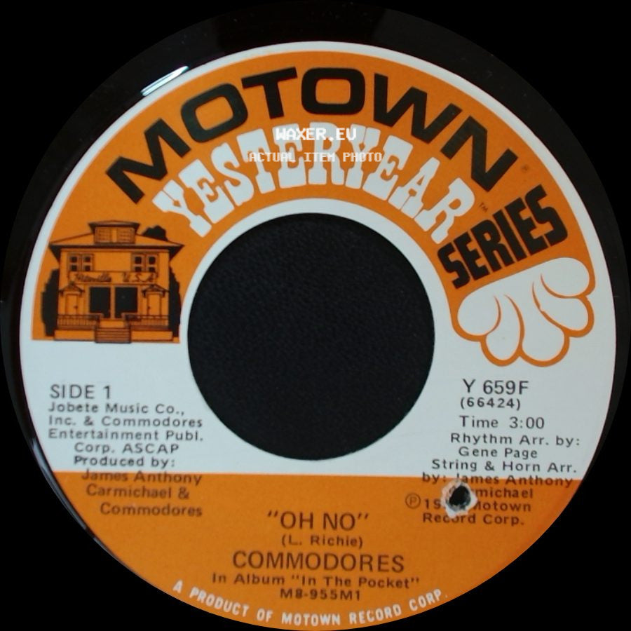 Commodores - Oh No / Why You Wanna Try Me side A