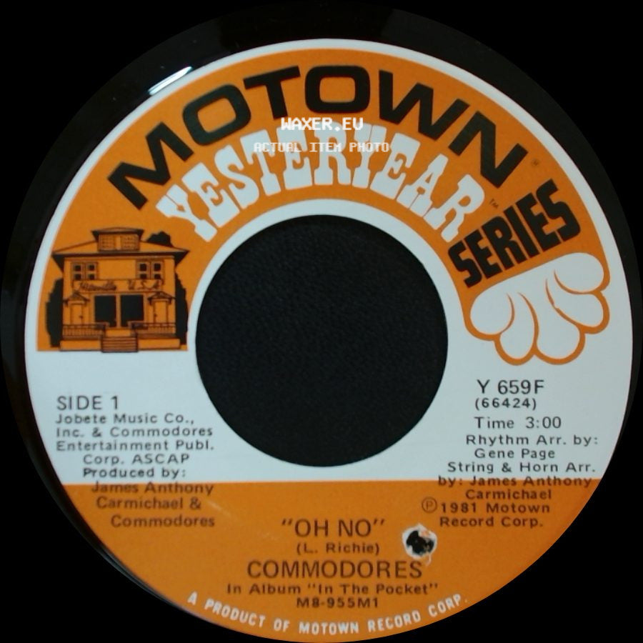 Commodores - Oh No / Why You Wanna Try Me side A