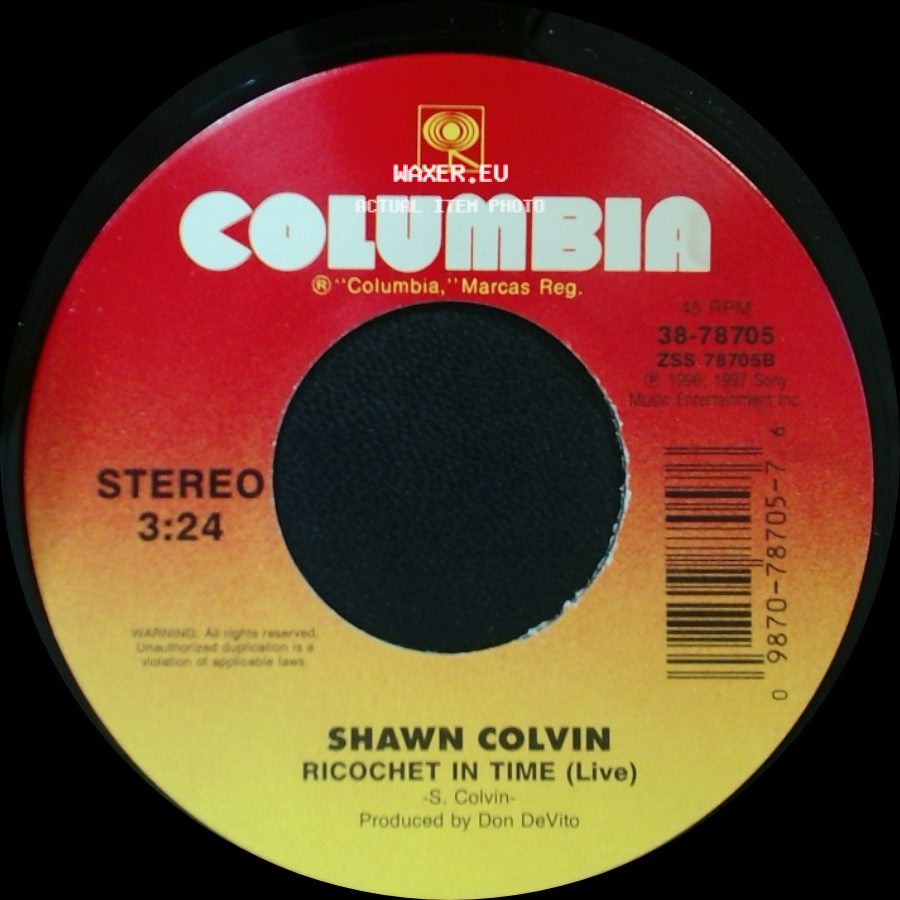 Shawn Colvin - Ricochet In Time (Live) / You And The Mona Lisa side A