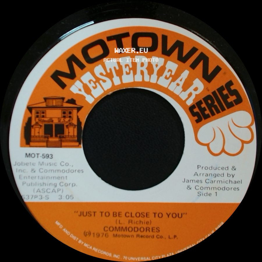 Commodores - Just To Be Close To You / Fancy Dancer side A