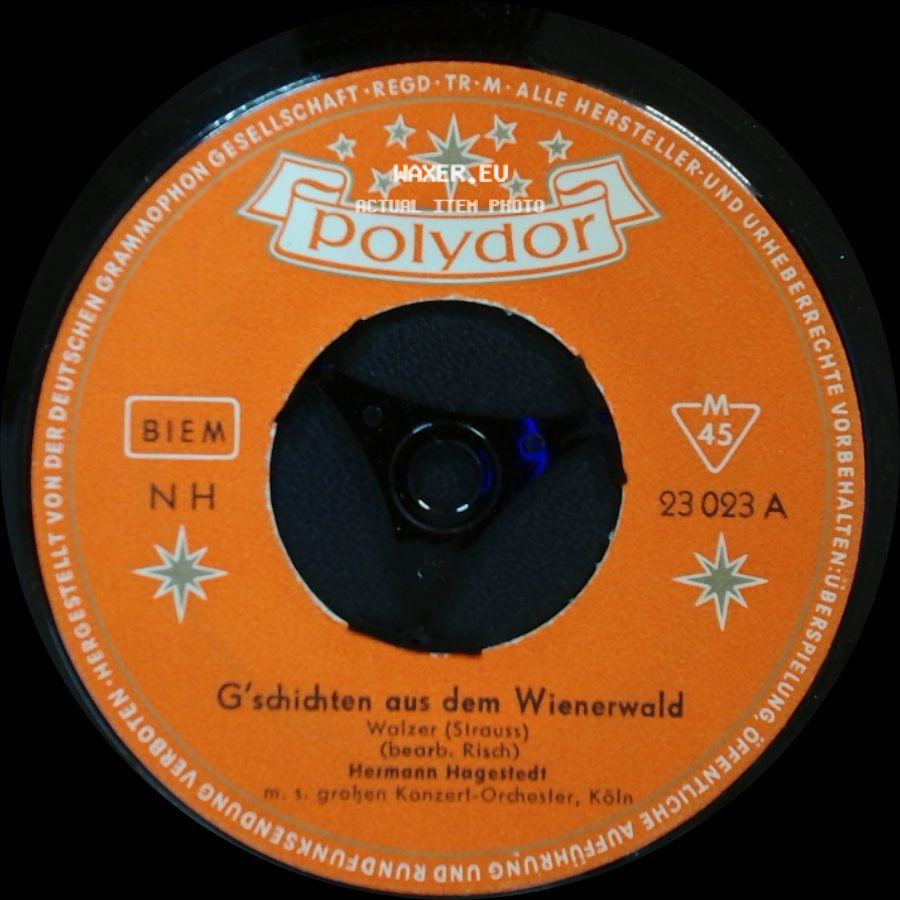 Hermann Hagestedt - G'schichten Aus Dem Wienerwald / Frühlingsstimmen side A