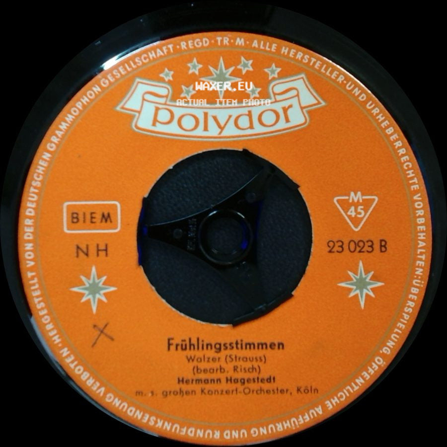 Hermann Hagestedt - G'schichten Aus Dem Wienerwald / Frühlingsstimmen side B