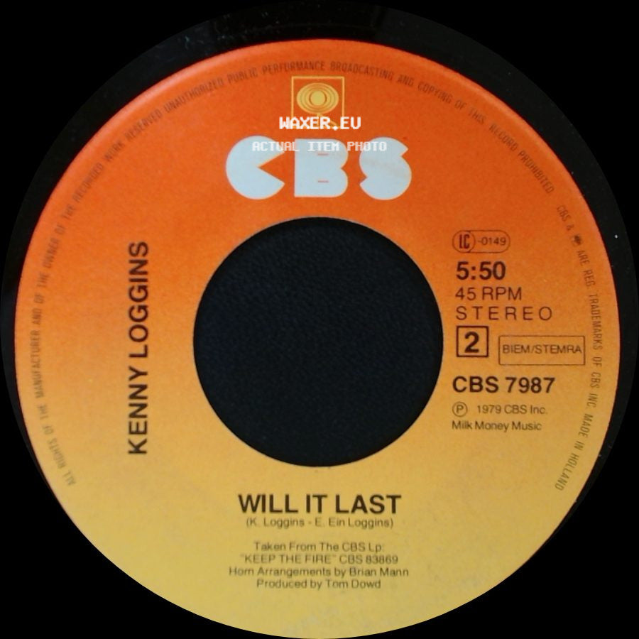 Kenny Loggins - Will It Last / This Is It side A