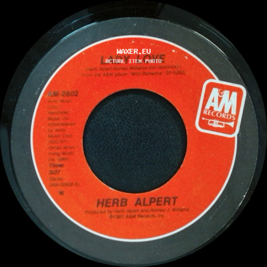 Herb Alpert - African Flame / Lady Love side B