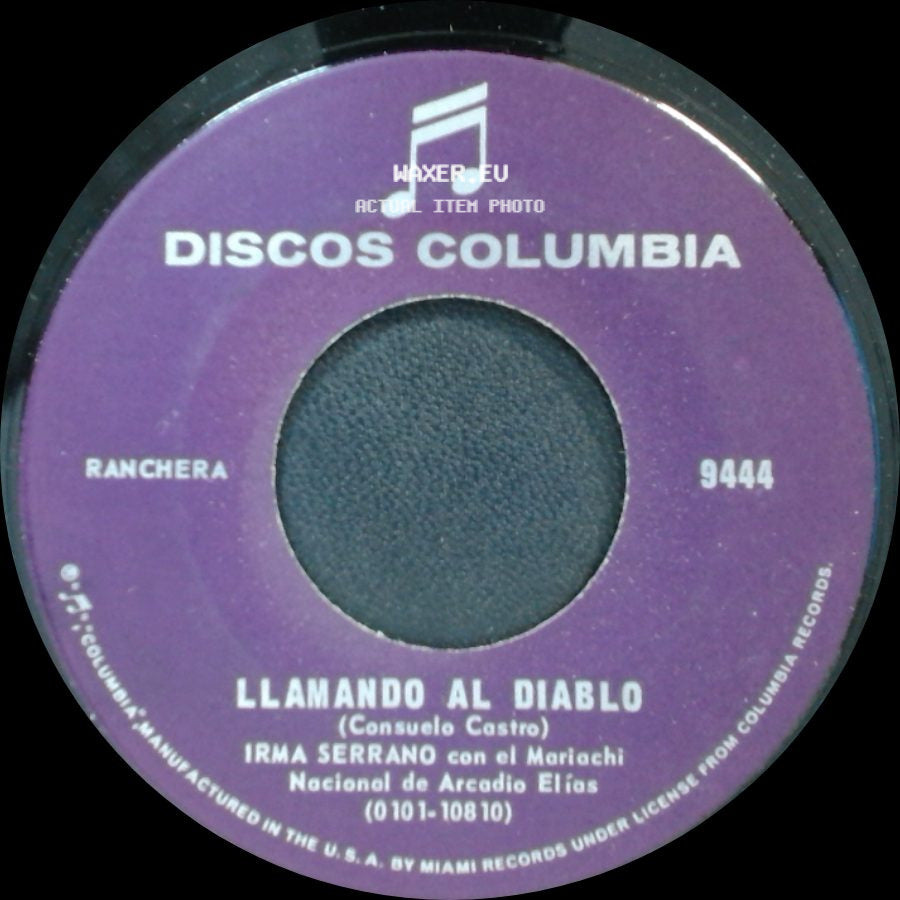 Irma Serrano Con El Mariachi Nacional De Arcadio Elias - Llamando Al Diablo / Escaleras De La Carcel side A