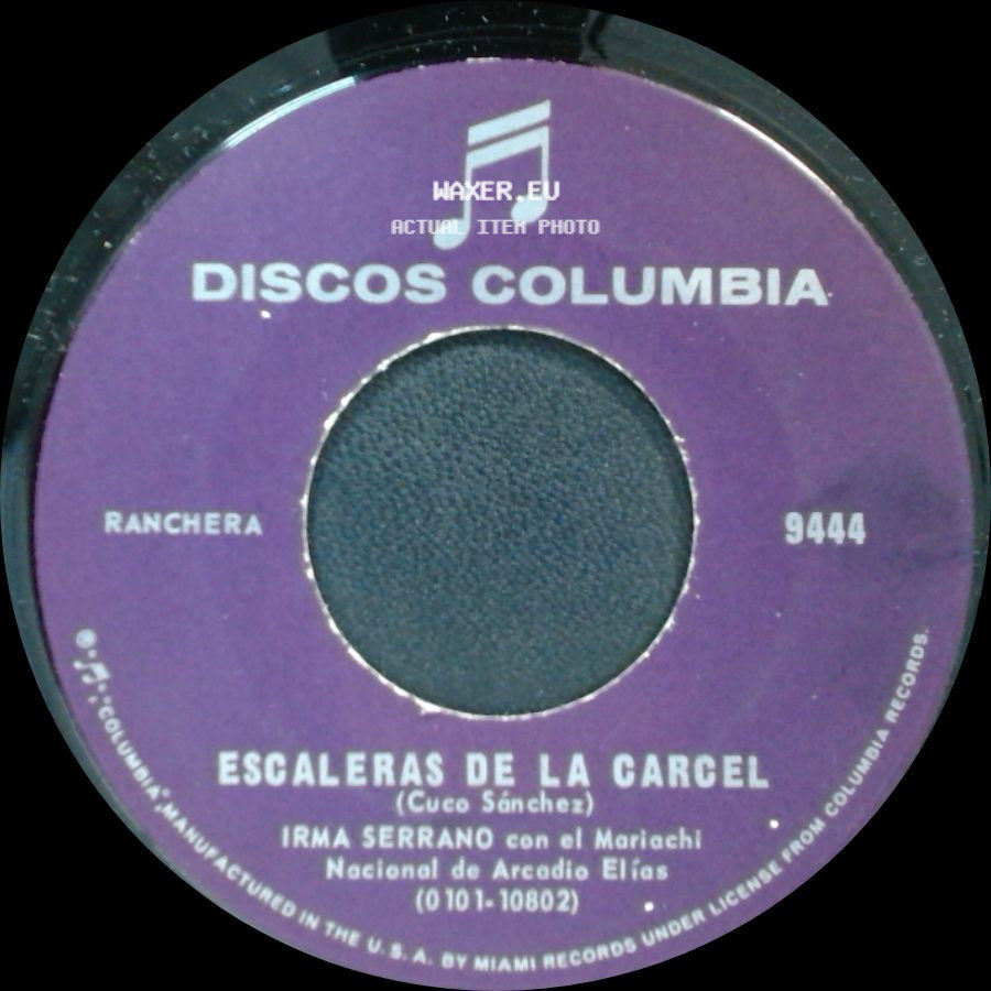 Irma Serrano Con El Mariachi Nacional De Arcadio Elias - Llamando Al Diablo / Escaleras De La Carcel side B