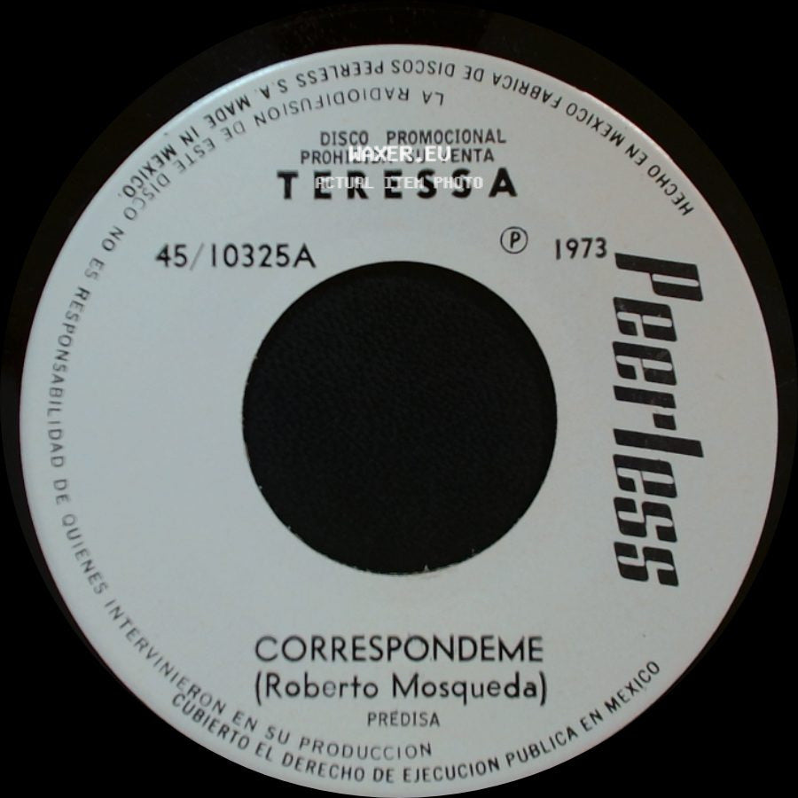 Teressa - Sera Mejor / Correspondeme side B