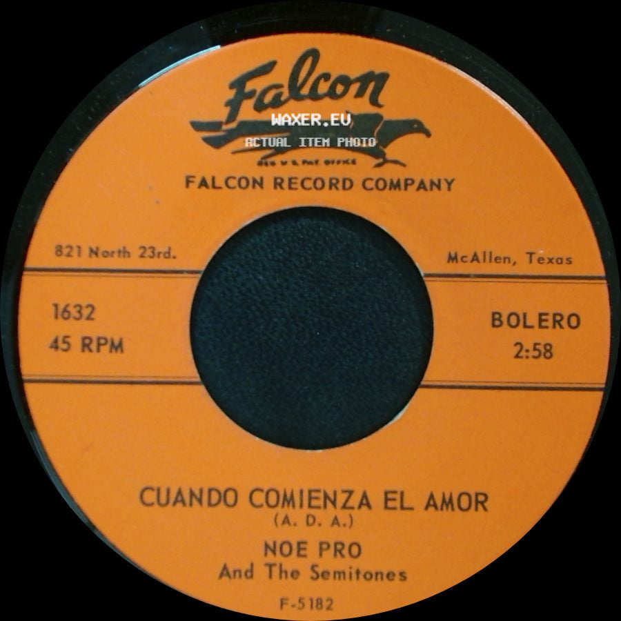 Noe Pro And The Semitones - Sin Verte / Cuando Comienza El Amor side B