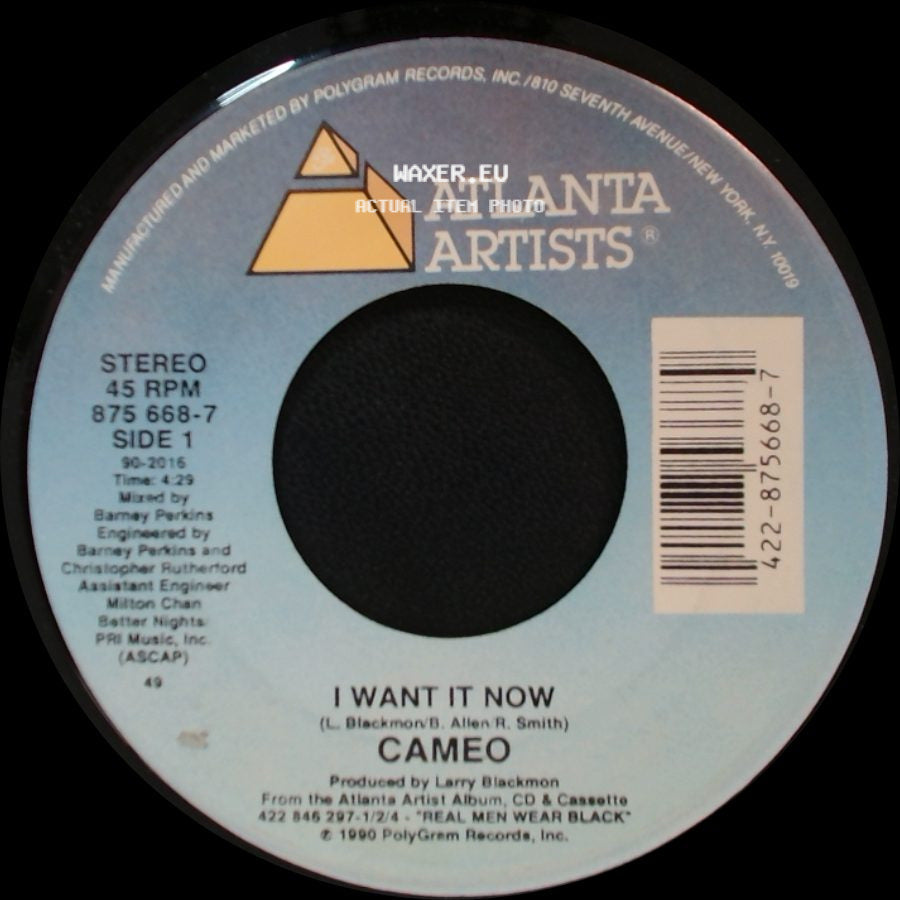 Cameo - I Want It Now / Dkwig side A