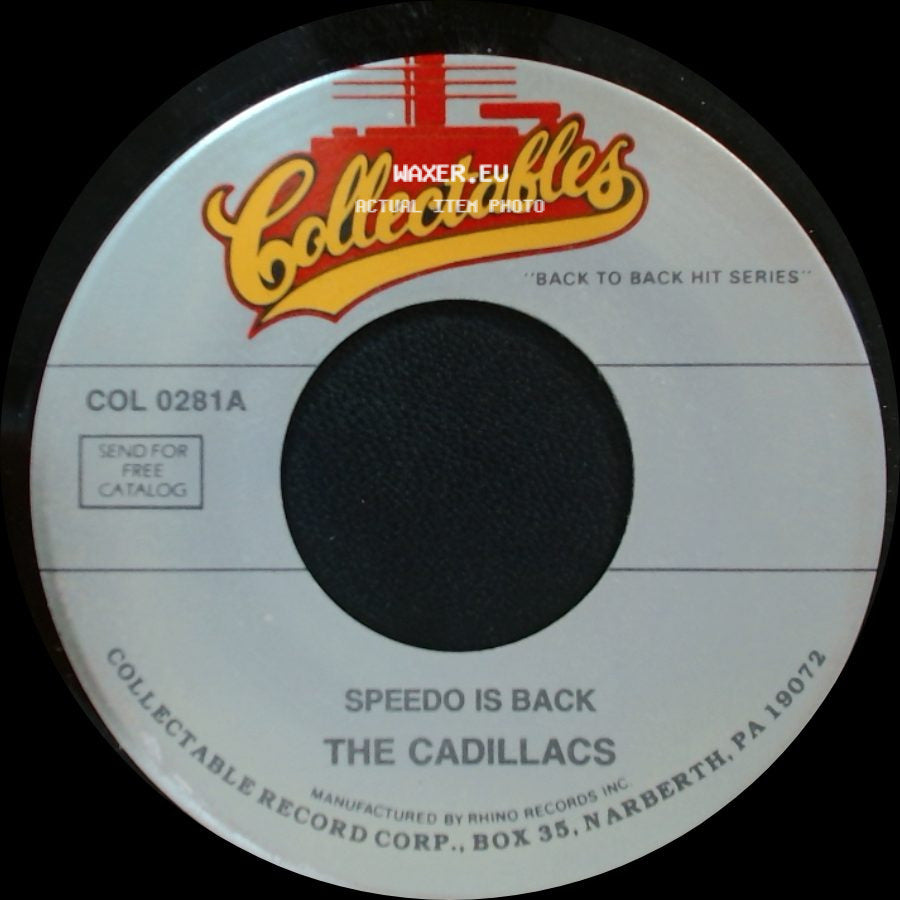 The Cadillacs - Please Mr. Johnson / Speedo Is Back side B