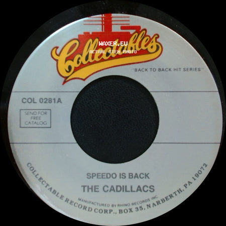 The Cadillacs - Please Mr. Johnson / Speedo Is Back side B