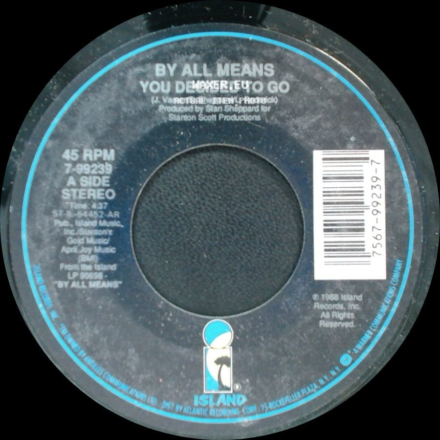 By All Means - You Decided To Go / I Surrender To Your Love side A