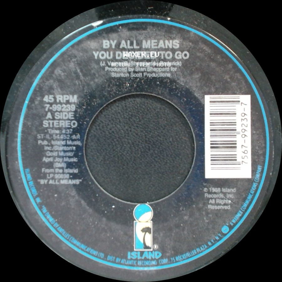 By All Means - By All Means You Decided To Go / I Surrender To Your Love side A