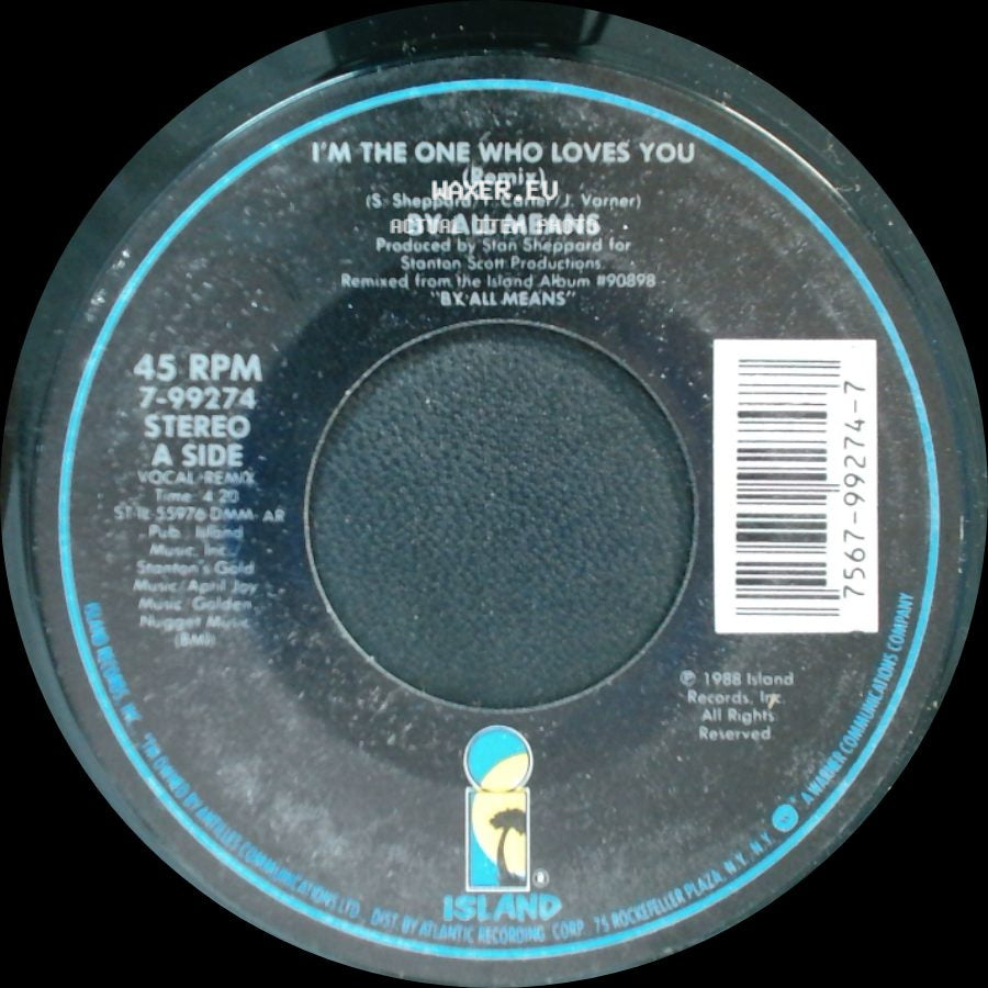 By All Means - I'm The One Who Loves You (Remix) / We're Into This Groove side A