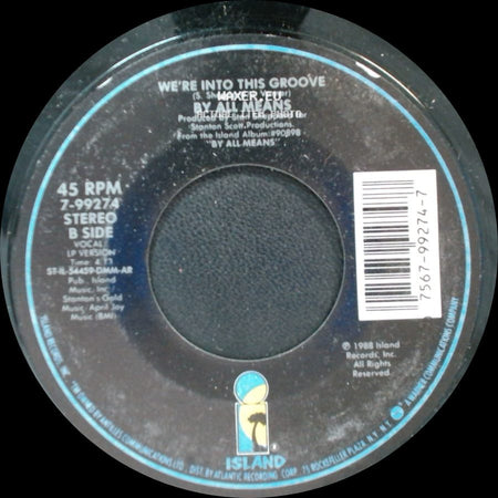 By All Means - I'm The One Who Loves You (Remix) / We're Into This Groove side B