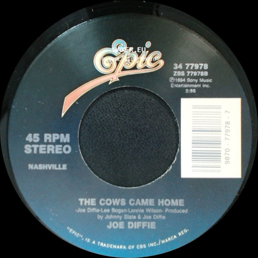 Joe Diffie - The Cows Came Home / That Road Not Taken side A