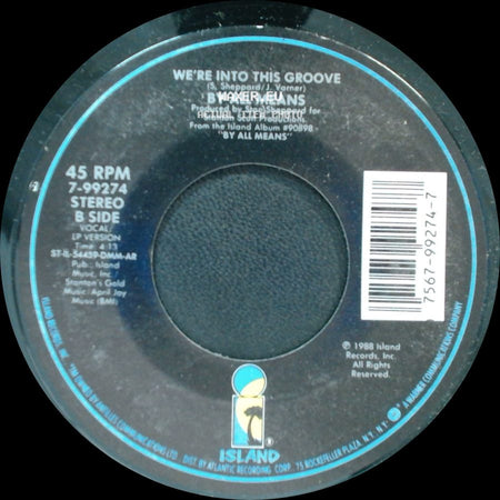 By All Means - I'm The One Who Loves You (Remix) / We're Into This Groove side B