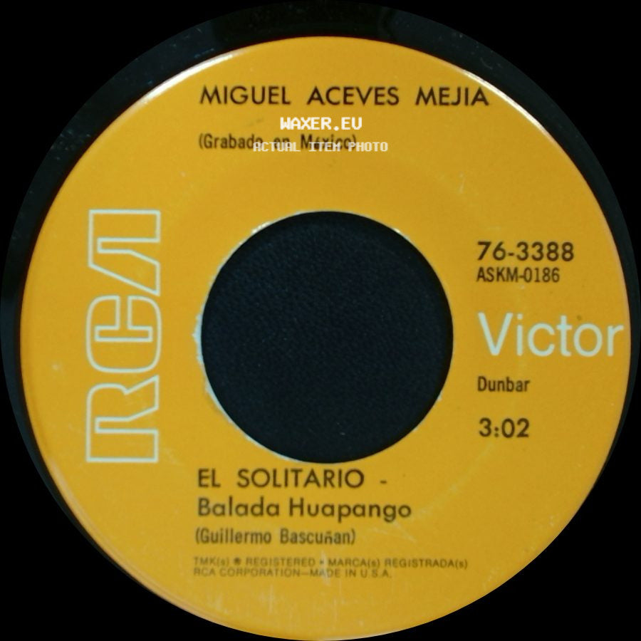 Miguel Aceves Mejia - Caballo Negro - Balada Huapango / El Solitario - Balada Huapango side B
