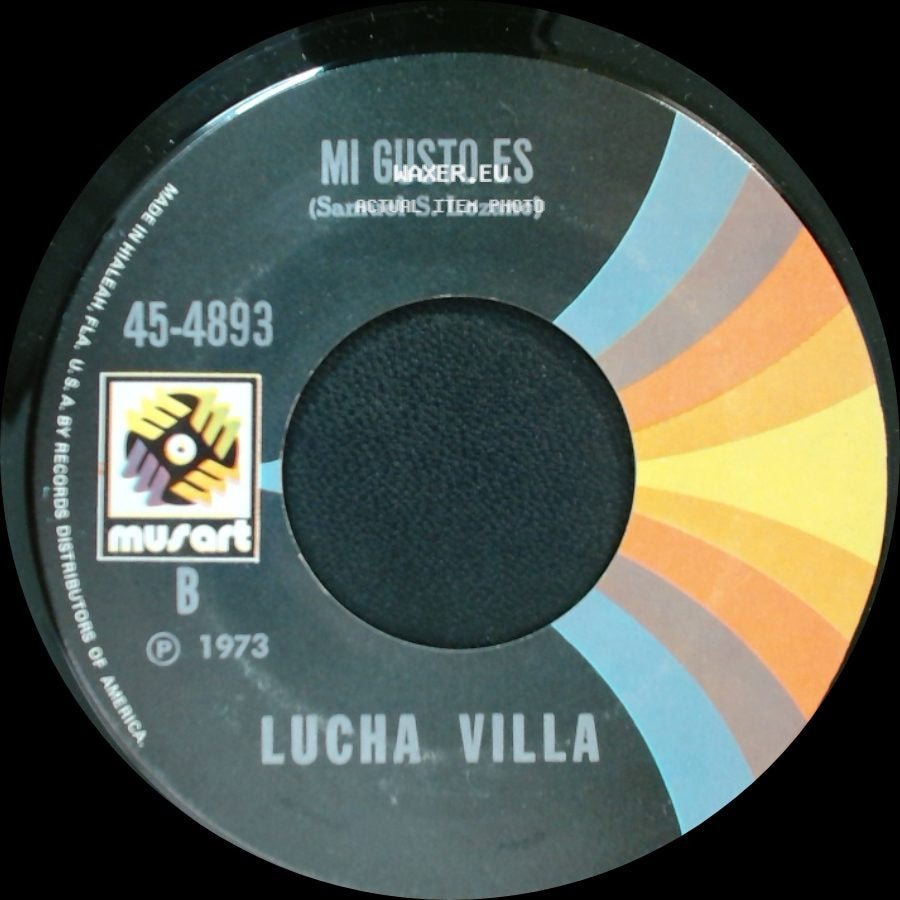 Lucha Villa / Los Vergelitos - Mi Gusto Es / Lucha Villa side A