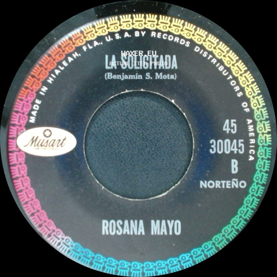 Rosana Mayo - La Solicitada / Amor Desesperado side A