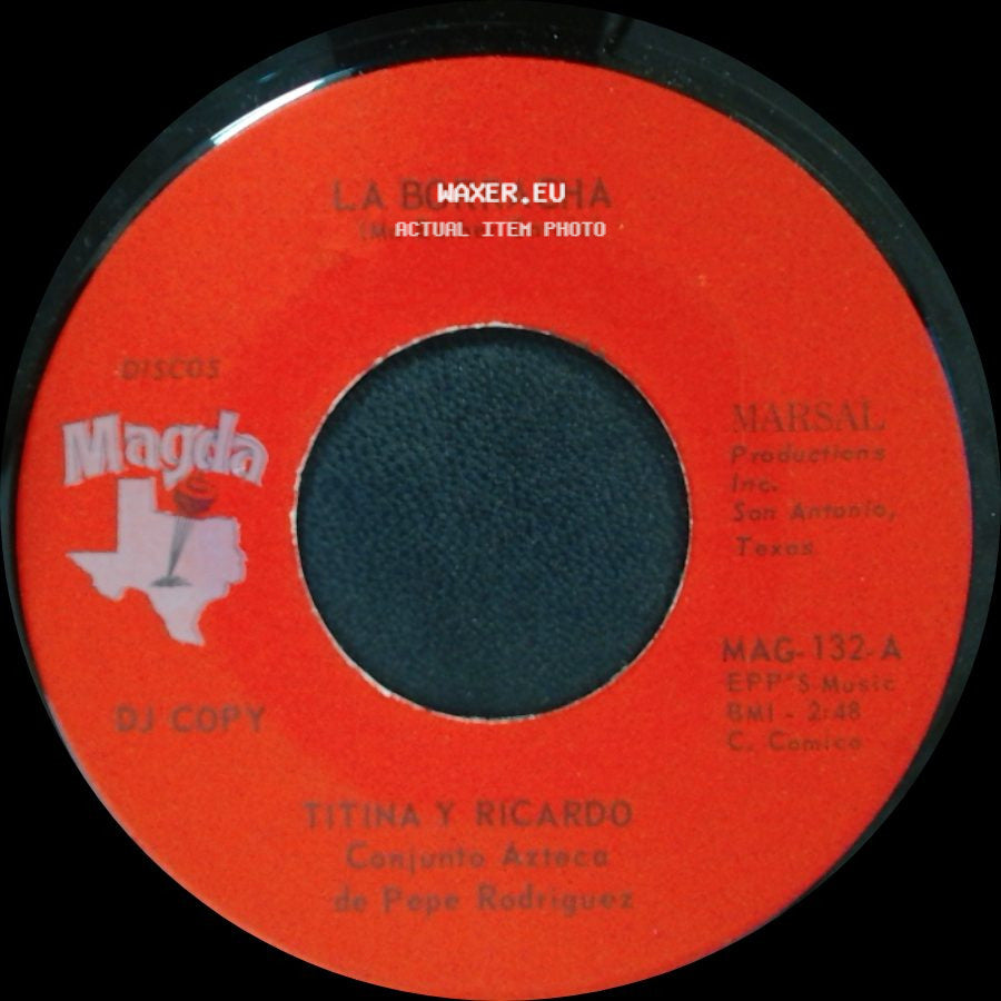 Titina Y Ricardo / Titina Y Ricardo Conjunto Azteca De Pepe Rodriguez - Esta Puñalada / La Borracha side B