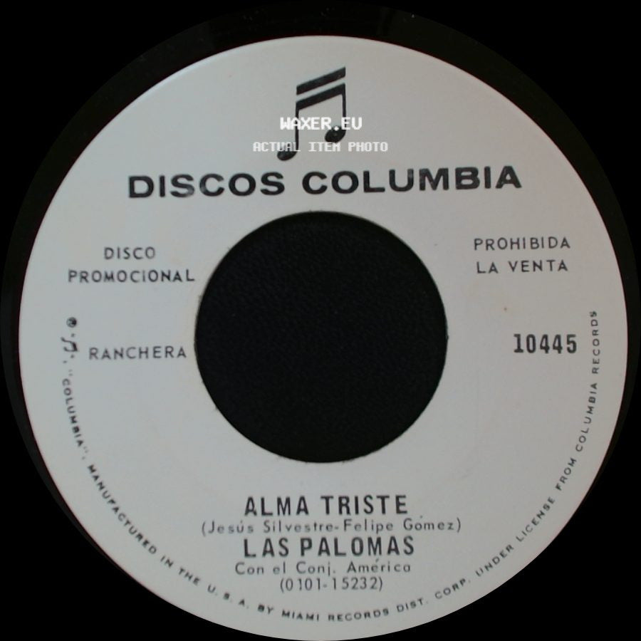 Las Palomas - Alma Triste / La Lucita side A