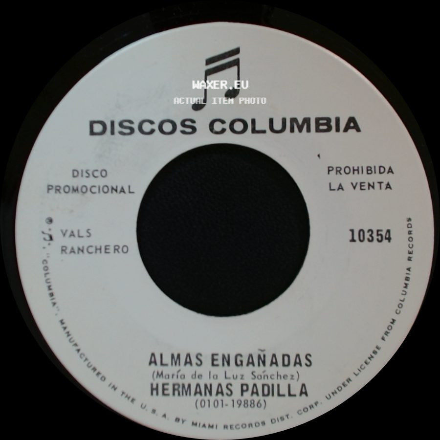 Hermanas Padilla - Mi Oferta / Almas Engañadas side B