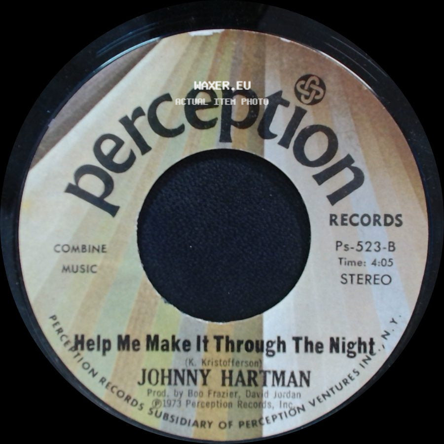 Johnny Hartman - Help Me Make It Through The Night / Betcha By Golly Wow side A