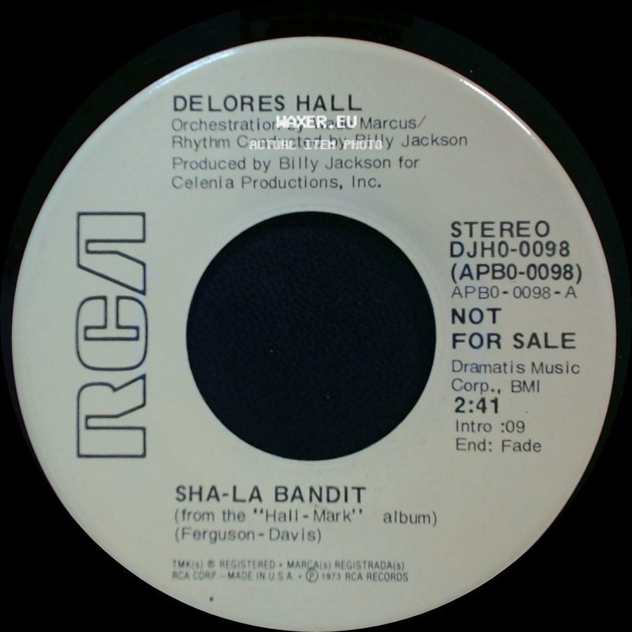 Delores Hall - Sha-La Bandit / Sha-La Bandit side B