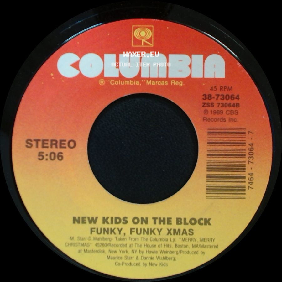 New Kids On The Block - This One's For The Children / Funky, Funky Xmas side B