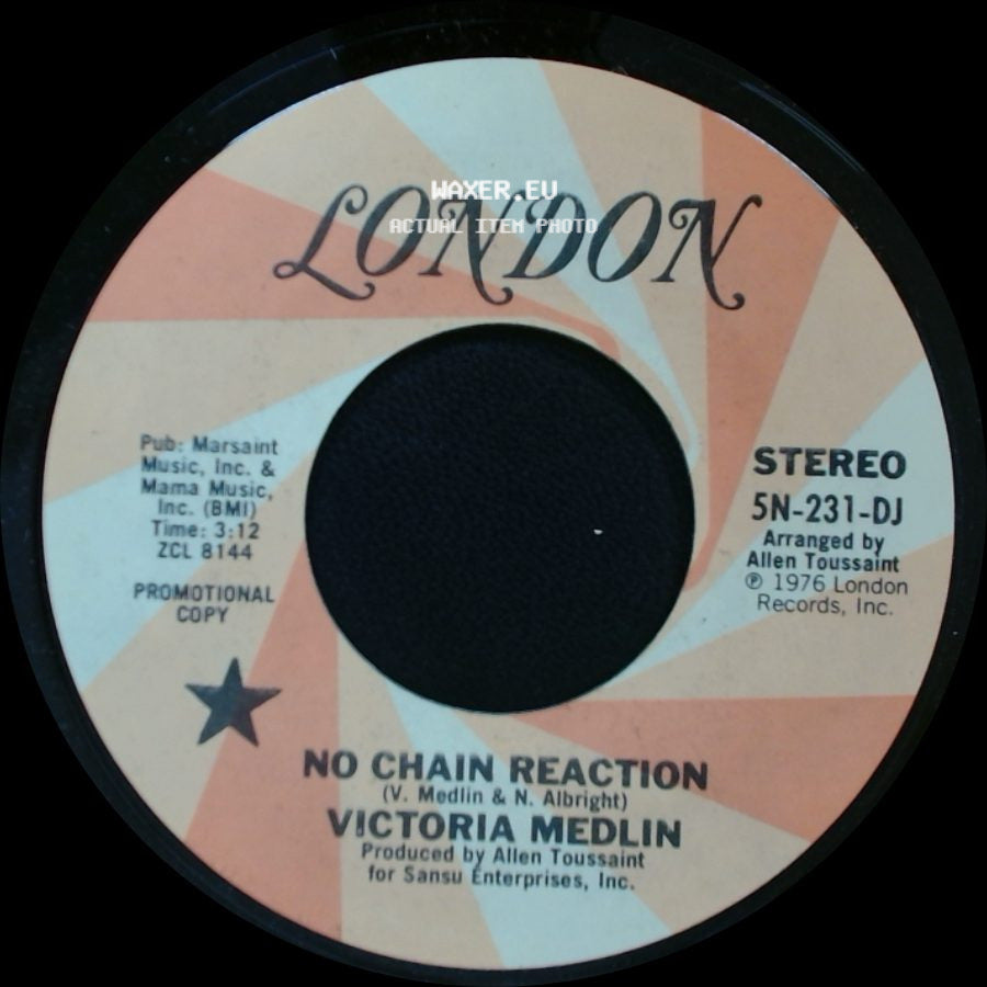 Victoria Medlin - No Chain Reaction / No Chain Reaction side A