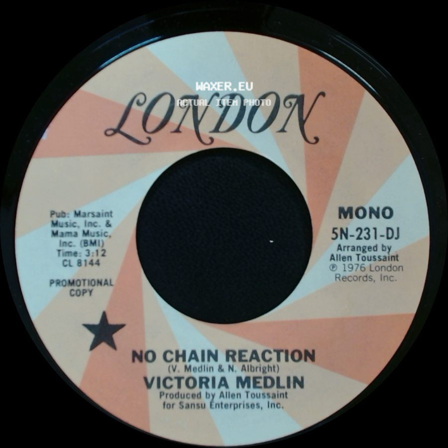 Victoria Medlin - No Chain Reaction / No Chain Reaction side A