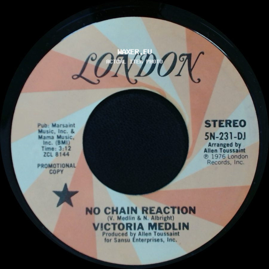 Victoria Medlin - No Chain Reaction / No Chain Reaction side B