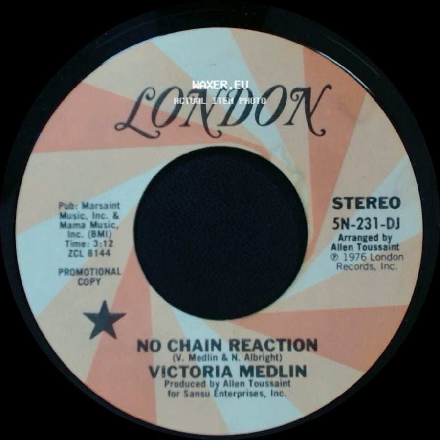 Victoria Medlin - No Chain Reaction / No Chain Reaction side A