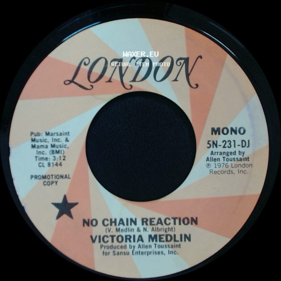 Victoria Medlin - No Chain Reaction / No Chain Reaction side B
