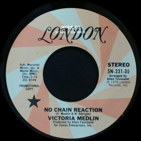 Victoria Medlin - No Chain Reaction / No Chain Reaction side A