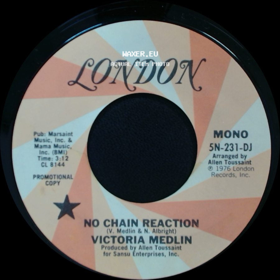 Victoria Medlin - No Chain Reaction / No Chain Reaction side B