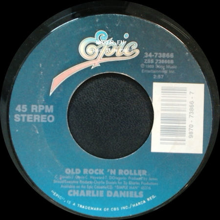 Charlie Daniels - The Twang Factor / Old Rock 'n Roller side B