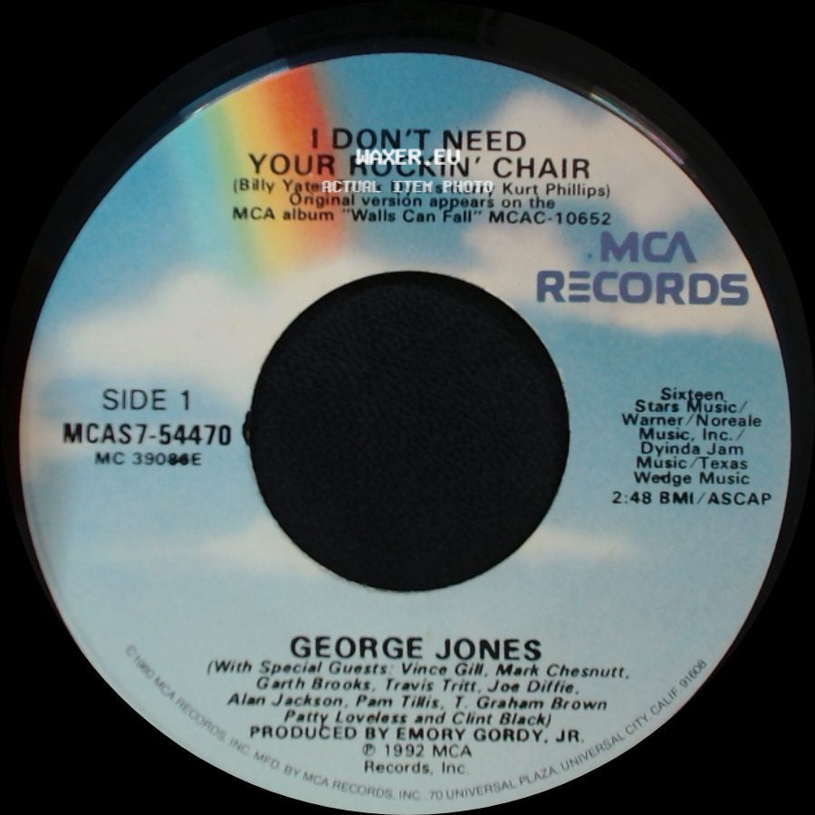 George Jones - I Don't Need Your Rockin' Chair / Finally Friday side A