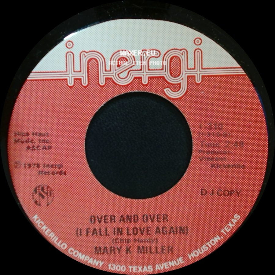 Mary K. Miller - Over And Over (I Fall In Love Again) / Handcuffed To A Heartache side A