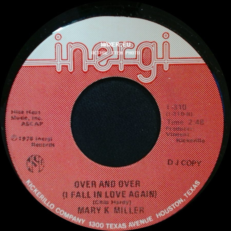 Mary K. Miller - Over And Over (I Fall In Love Again) / Handcuffed To A Heartache side A